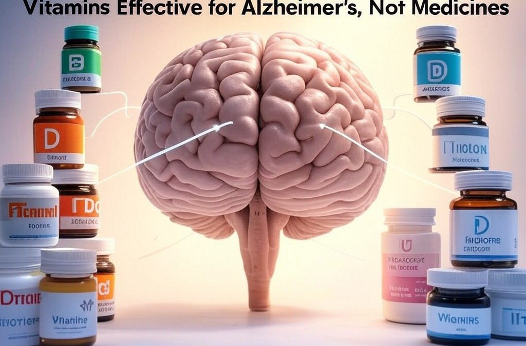 ALZHEIMER’s – VITAMINS EFFECTIVE NOT MEDICINES