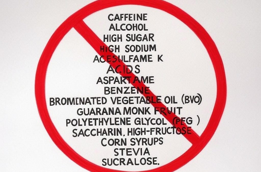 HARMFUL INGREDIENTS TO AVOID IN YOUR DRINK