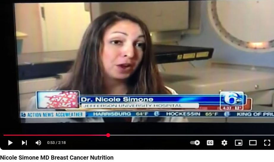 BEATING THE ODDS AGAINST BREAST CANCER WITH NUTRITION by Nicole L Simone, M.D.