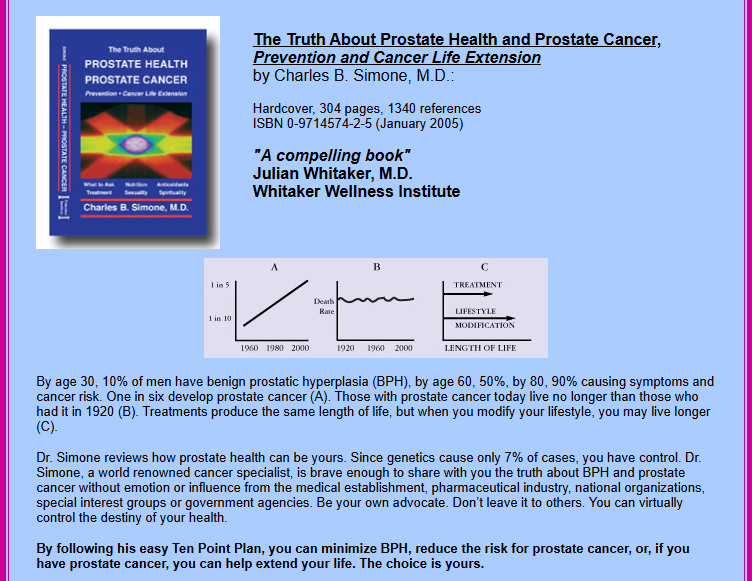 PROSTATE CANCER PREVENTION, DETECTION, AND TREATMENT